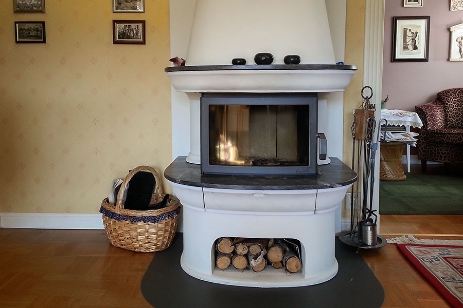 Mura en öppen spis - murspis med spisinsats | dinbyggare.se